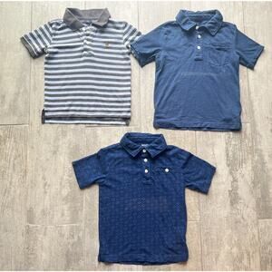 Lot Set of 3 Baby Gap Toddler Boys T-Shirt Polo Casual Cotton Oxford 3T 3 READ!!